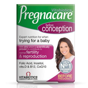 Vitabiotics Pregnacare Conception 30 Tablets - O'Sullivans Pharmacy - Vitamins - 5021265221585