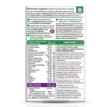 Vitabiotics Pregnacare Conception Max Tablets & Capsules 84 Pack - O'Sullivans Pharmacy