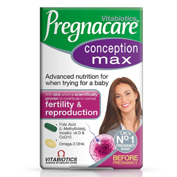 Vitabiotics Pregnacare Conception Max Tablets & Capsules 84 Pack - O'Sullivans Pharmacy - Vitamins - 5021265251292