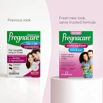Vitabiotics Pregnacare Him and Her Conception Tablets 60 Pack - O'Sullivans Pharmacy