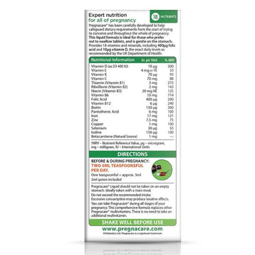 Vitabiotics Pregnacare Liquid 200ml - O'Sullivans Pharmacy
