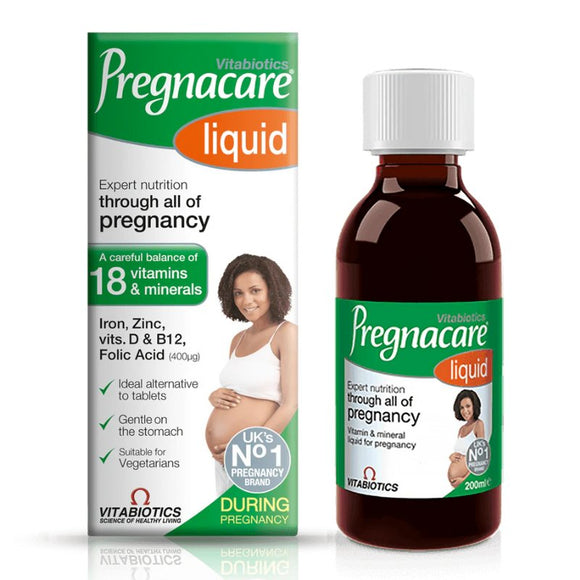 Vitabiotics Pregnacare Liquid 200ml - O'Sullivans Pharmacy - Vitamins - 5021265246694