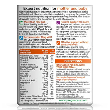 Vitabiotics Pregnacare Original Tablets 90 Pack - O'Sullivans Pharmacy