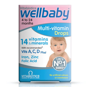 Vitabiotics Wellbaby Multi Vitamin Drops 30ml - O'Sullivans Pharmacy - Vitamins - 5021265245932