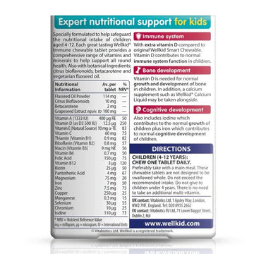 Vitabiotics Wellkid Immune Chewable Tablets 30 Pack - O'Sullivans Pharmacy