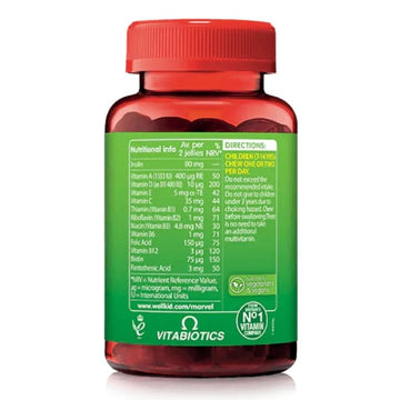 Vitabiotics Wellkid Marvel Multi Vits Soft Jellies 50 Pack - O'Sullivans Pharmacy