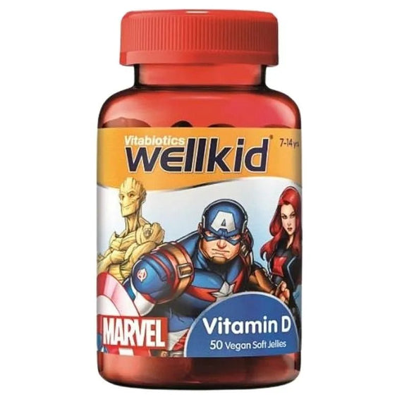 Vitabiotics Wellkid Marvel Vitamin D Soft Jellies 50 Pack - O'Sullivans Pharmacy