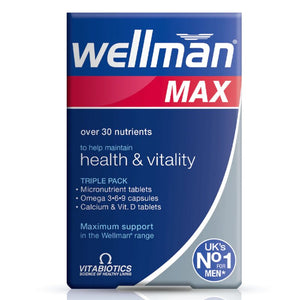 Vitabiotics Wellman Max 84 Pack - O'Sullivans Pharmacy - Vitamins - 5021265246175