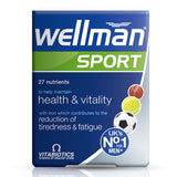 Vitabiotics Wellman Sport, Health & Vitality Tablets 30 Pack - O'Sullivans Pharmacy - Vitamins - 5021265223527