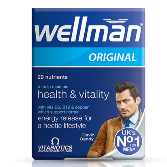 Vitabiotics Wellman Tablets 30 Pack - O'Sullivans Pharmacy - Vitamins - 5021265221301