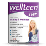 Vitabiotics Wellteen For Her Tablets 30 Pack - O'Sullivans Pharmacy - Vitamins - 5021265247318