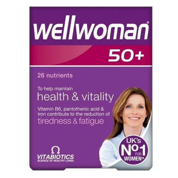 Vitabiotics Wellwoman 50+ Tablets 30 Pack - O'Sullivans Pharmacy