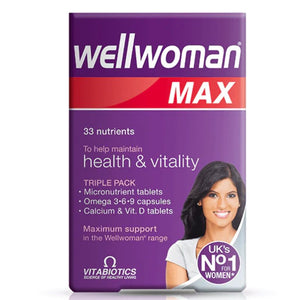 Vitabiotics Wellwoman Max Capsules & Tablets 84 Pack - O'Sullivans Pharmacy - Vitamins - 5021265246298