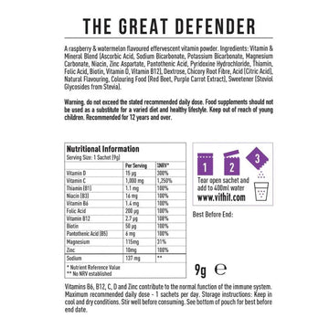 VitHit The Great Defender Effervescent 14 Sachets - O'Sullivans Pharmacy