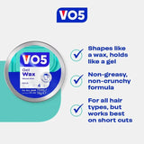 VO5 Gel Wax 75ml - O'Sullivans Pharmacy