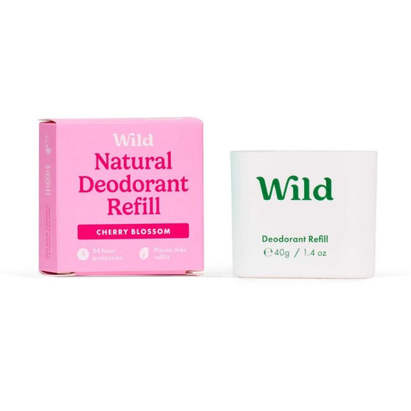 Wild Deodorant Refill Cherry Blossom 40g - O'Sullivans Pharmacy - Toiletries - 5060968411565