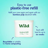 Wild Deodorant Refill Coconut & Vanilla 40g - O'Sullivans Pharmacy - Toiletries - 5065003990050