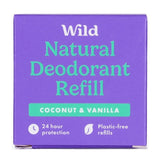 Wild Deodorant Refill Coconut & Vanilla 40g - O'Sullivans Pharmacy - Toiletries - 5065003990050