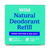 Wild Deodorant Refill Fresh Cotton & Sea Salt 40g - O'Sullivans Pharmacy