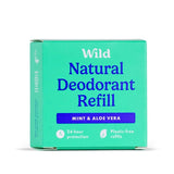 Wild Deodorant Refill Men Mint & Aloe Vera 40g - O'Sullivans Pharmacy - Toiletries - 5065003990692