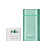 Wild Deodorant Starter Pack Aqua Case Fresh Cotton & Sea Salt - O'Sullivans Pharmacy - Toiletries - 5065003990005