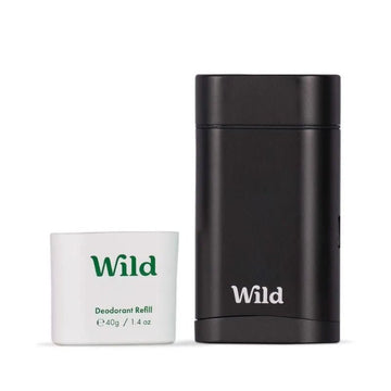 Wild Deodorant Starter Pack Men Black Case Fresh Cotton & Sea Salt - O'Sullivans Pharmacy