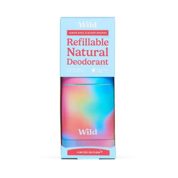 Wild Deodorant Starter Pack Ombre Case Lemon Basil & Orange - O'Sullivans Pharmacy