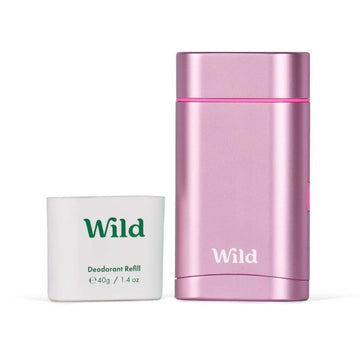 Wild Deodorant Starter Pack Pink Case Cherry Blossom - O'Sullivans Pharmacy - Toiletries - 5060968411572