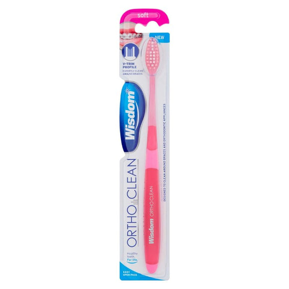 Wisdom Ortho Clean Orthodontic Soft Toothbrush - O'Sullivans Pharmacy - Toiletries - 5028763012622