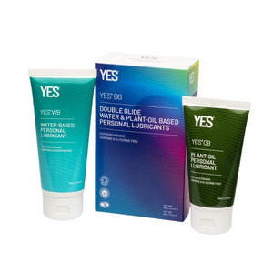 Yes Double Glide Water and Plant Oil Based Personal Lubricants Set - O'Sullivans Pharmacy - Medicines & Health - 5060104170653