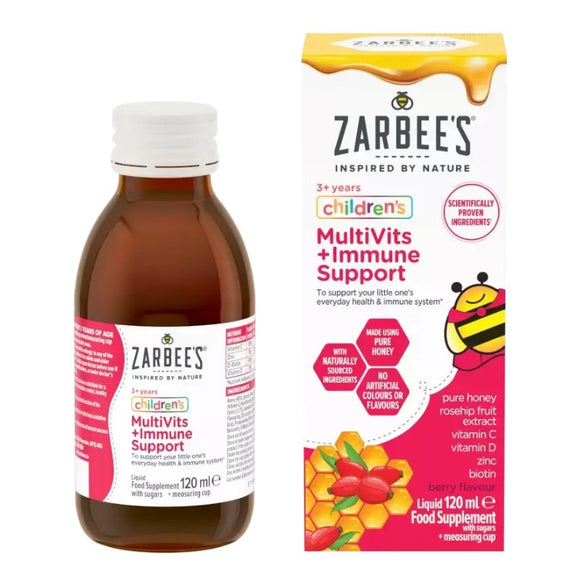 Zarbees MultiVits + Immune Support Children 120ml - O'Sullivans Pharmacy - Vitamins - 3574661730561