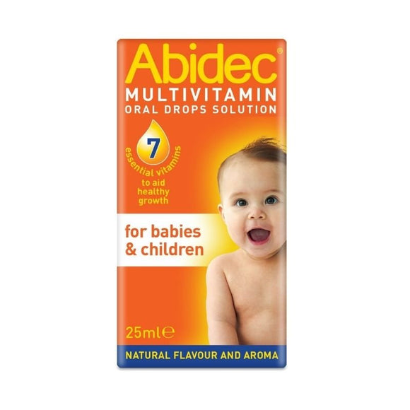 Abidec Multivitamin Oral Drops Orange 25ml - O'Sullivans Pharmacy - Vitamins -