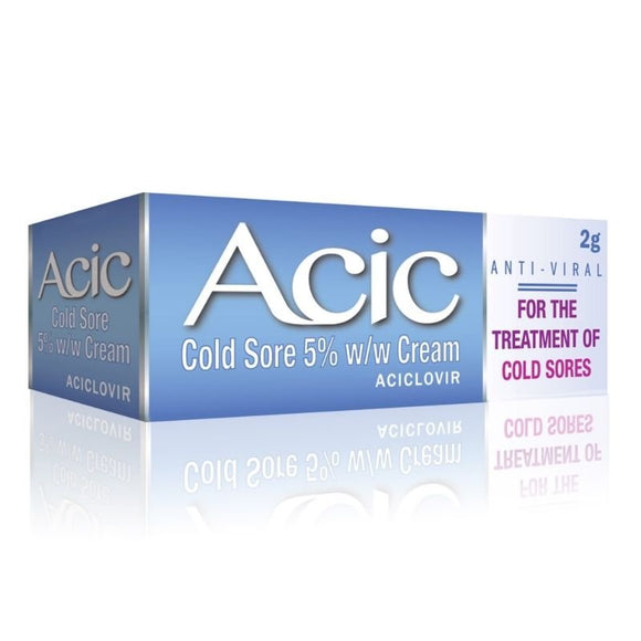 Acic Cold Sore 5% Cream 2g - O'Sullivans Pharmacy - Medicines & Health -