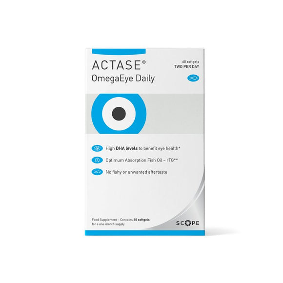 Actase Omega Eye Daily 60 Softgels - O'Sullivans Pharmacy - Vitamins - 5391531760057