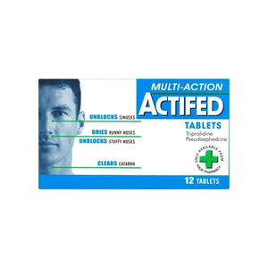 Actifed Tablets 12 Pack - O'Sullivans Pharmacy - Medicines & Health -