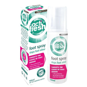 Actifresh Anti Odour Foot Spray 100ml - O'Sullivans Pharmacy - Medicines & Health - 5035883000354