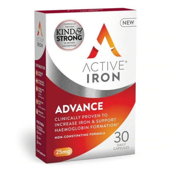 Active Iron Advance Capsules 30 Pack - O'Sullivans Pharmacy - Vitamins - 793618007300