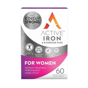 Active Iron & B Complex Plus For Women Tablets 60 Pack - O'Sullivans Pharmacy - Vitamins -