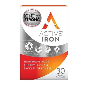 Active Iron Capsules 30 Pack - O'Sullivans Pharmacy - Vitamins -