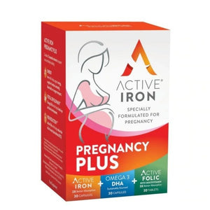 Active Iron Pregnancy Plus Tablets 30 Pack - O'Sullivans Pharmacy - Vitamins - 793618110680