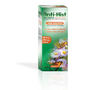 Anti Hist Allergy Cetirizine Oral Solution 200ml - O'Sullivans Pharmacy - Medicines & Health -