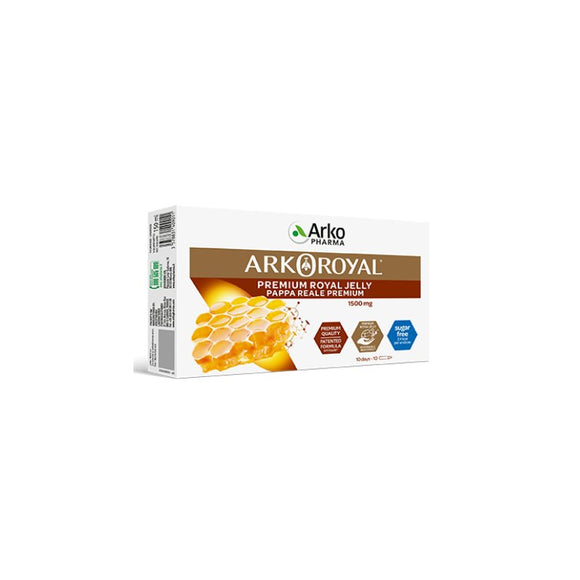 Arkopharma Premium Royal Jelly 1500mg Vials 10 Pack - O'Sullivans Pharmacy - Medicines & Health - 3578831419614