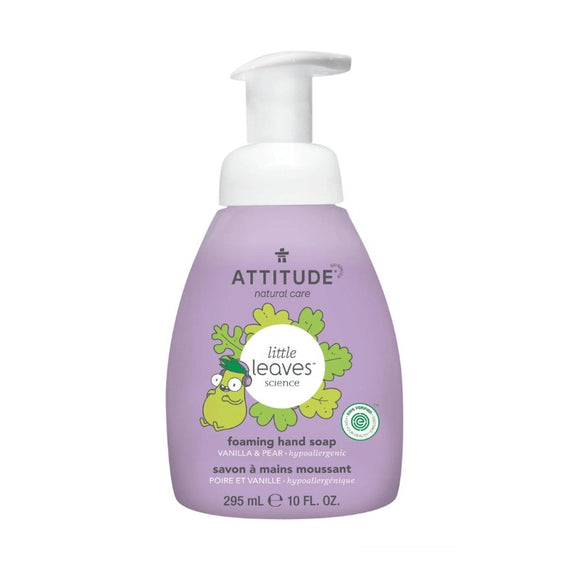 Attitude Little Leaves Foaming Hand Soap Vanilla & Pear 295ml - O'Sullivans Pharmacy - Mother & Baby - 626232440553