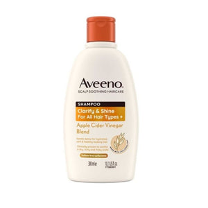 Aveeno Clarify and Shine Apple Cider Vinegar Shampoo 300ml - O'Sullivans Pharmacy - Toiletries - 3574661708096