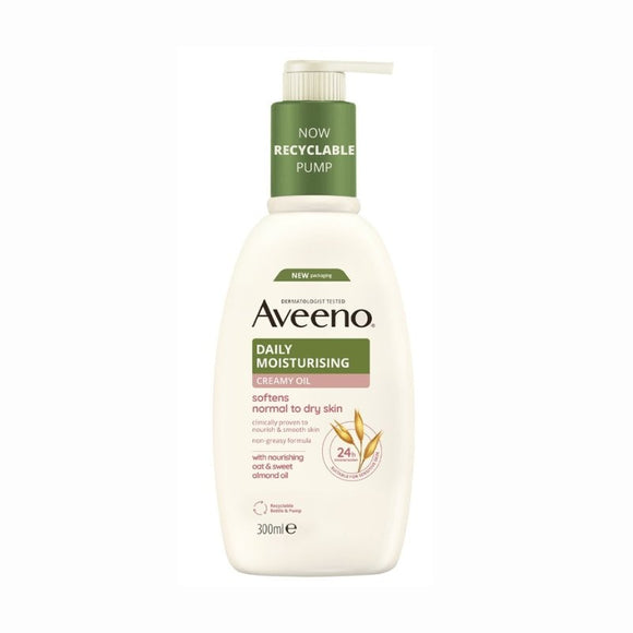 Aveeno Daily Moisturising Creamy Oil 300ml - O'Sullivans Pharmacy - Skincare - 3574660541298