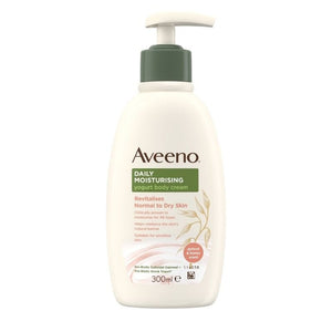 Aveeno Daily Moisturising Yogurt Body Cream Apricot & Honey 300ml - O'Sullivans Pharmacy - Skincare -