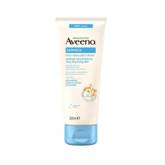 Aveeno Dermexa Emollient Cream 200ml - O'Sullivans Pharmacy - Skincare - 3574661411545