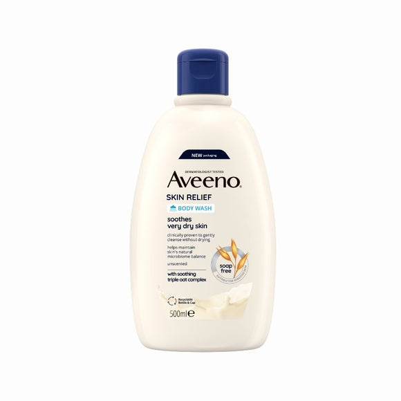 Aveeno Skin Relief Body Wash 500ml - O'Sullivans Pharmacy - Skincare - 3574661491233