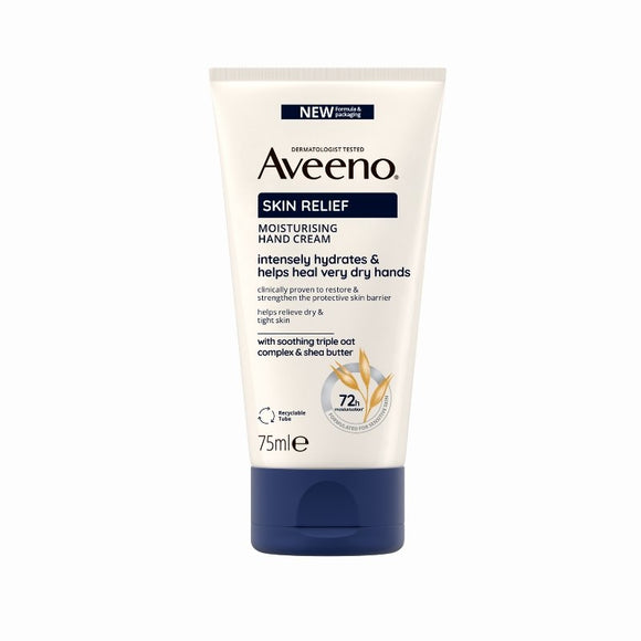 Aveeno Skin Relief Moisturising Hand Cream 75ml - O'Sullivans Pharmacy - Skincare - 3574661493633