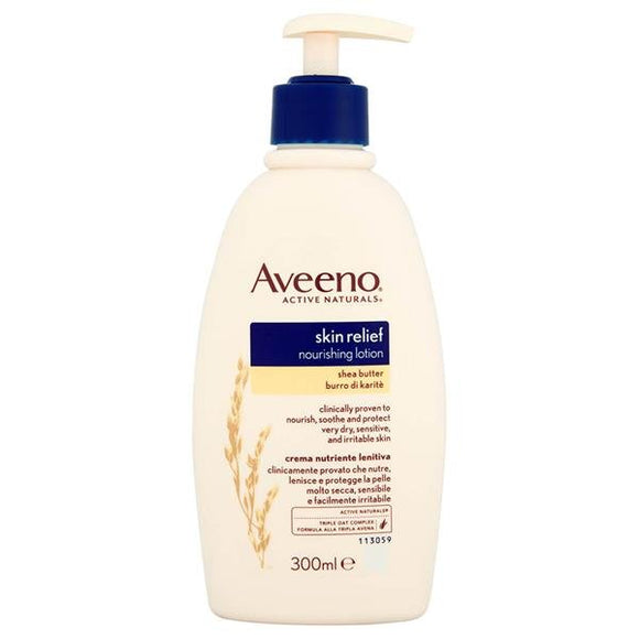 Aveeno Skin Relief Moisturising Lotion Shea 300ml - O'Sullivans Pharmacy - Skincare -